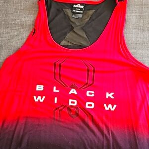 Her Universe Black Widow XL Red Tank Top